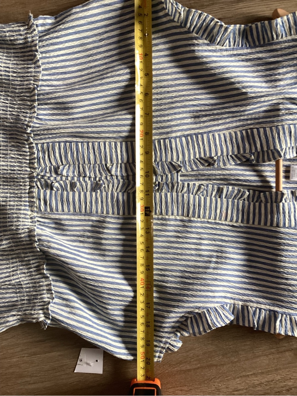 London Times Sleeveless Striped Maxi Dress - White and Navy - Picture 8 of 8
